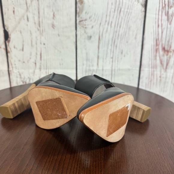 Black Leather Women's Mules - Picture 9 of 14